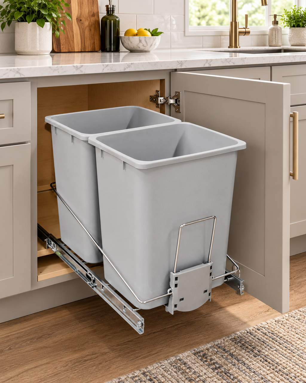 Häfele Wire Waste Bin System Elemental