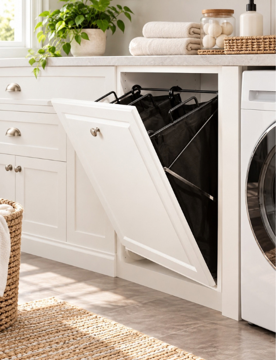 Laundry Hamper Tilt-Out TAG Synergy Collection by Hafele