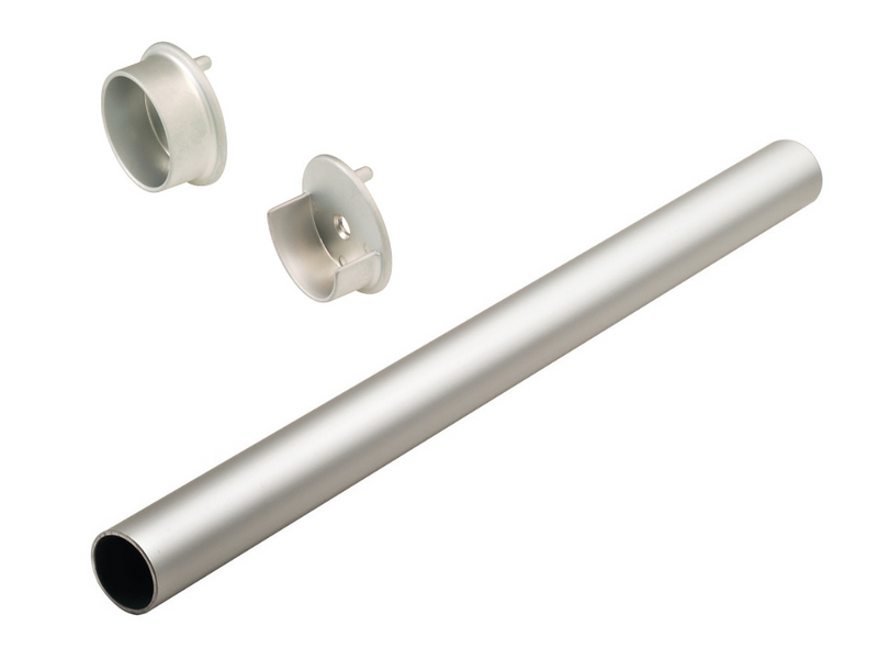 round-closet-rod-hafele-matt-aluminum