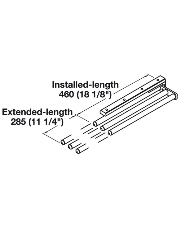 hafele-towel-rack-dimensions