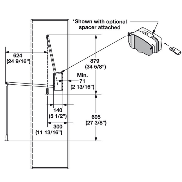 pull-down-closet-rod-hafele-dimensions