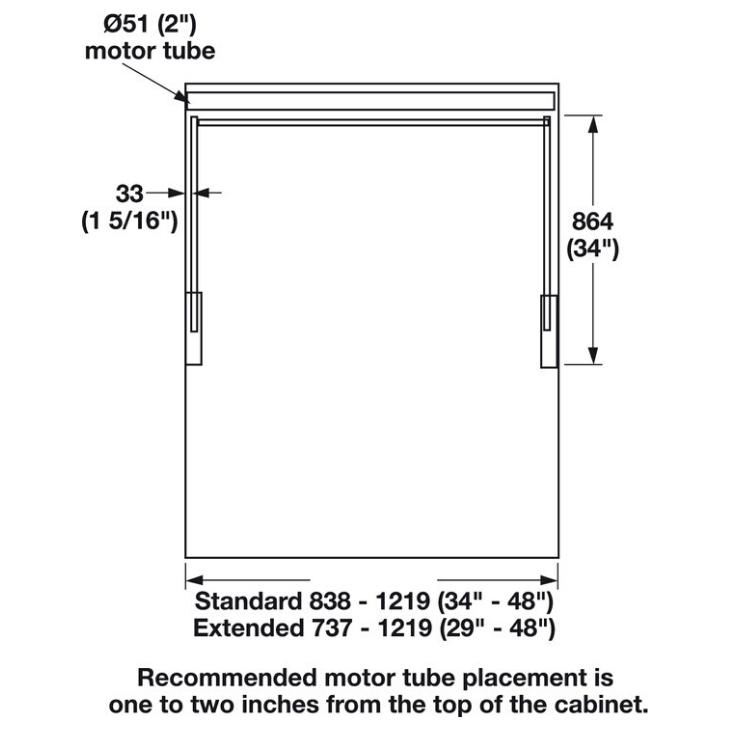 Motorized Closet Rod Pull Down by Hafele