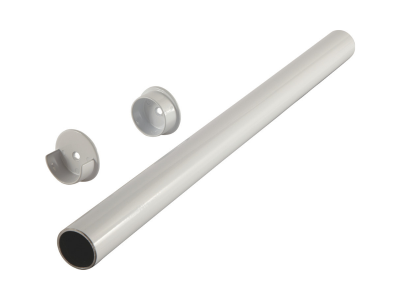 round-closet-rod-hafele-white