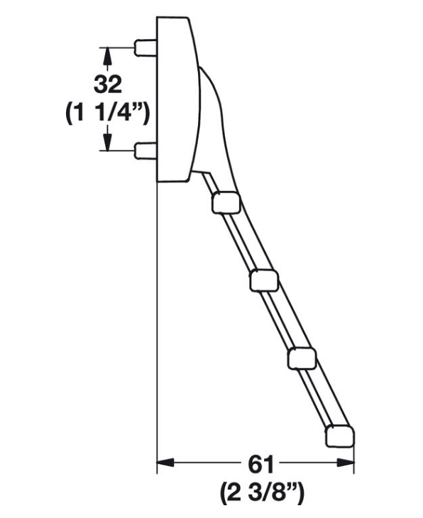 tie-hook-hafele-dimensions