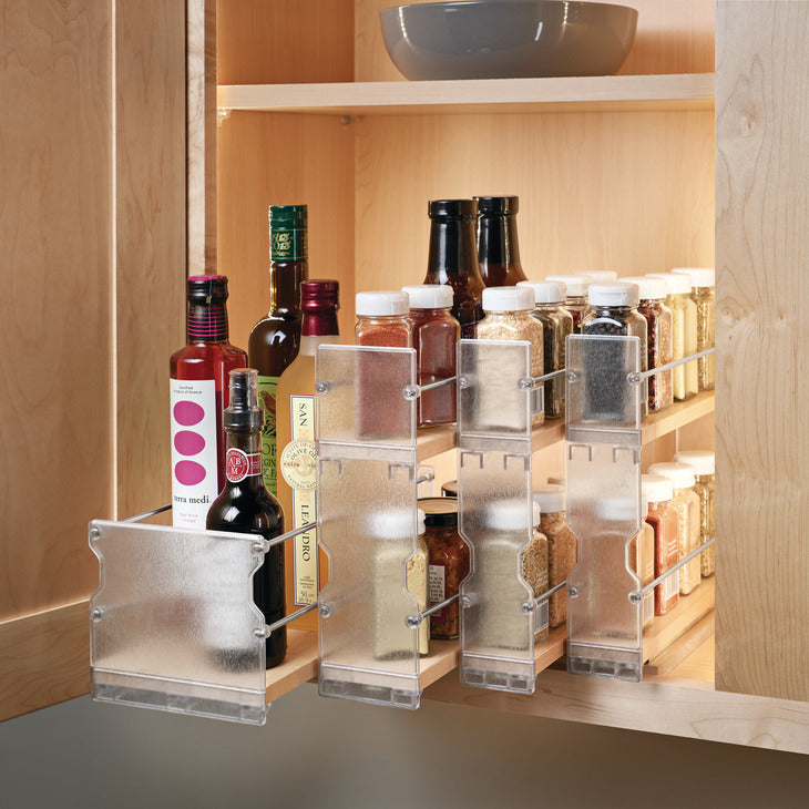 Hafele Pull-Out Spice Rack, Wooden Kitchen Cabinet Accessory – Advance  Design & Technologies Inc