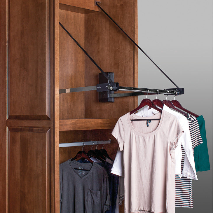 Motorized Closet Rod Pull Down by Hafele