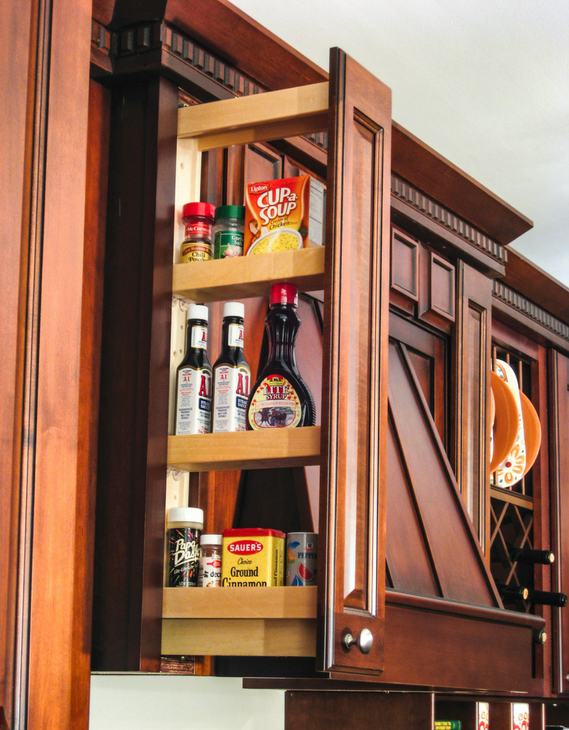 Upper Wall Cabinet Pullout Filler - Organizers