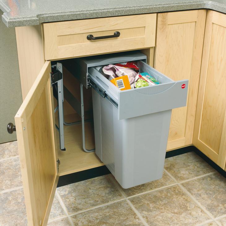 Hafele Waste Bin Pull-Out Hailo Easy Cargo 40