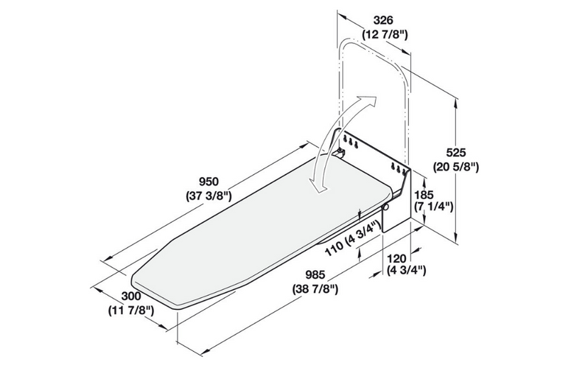 wall-mounted-ironing-board-dimensions