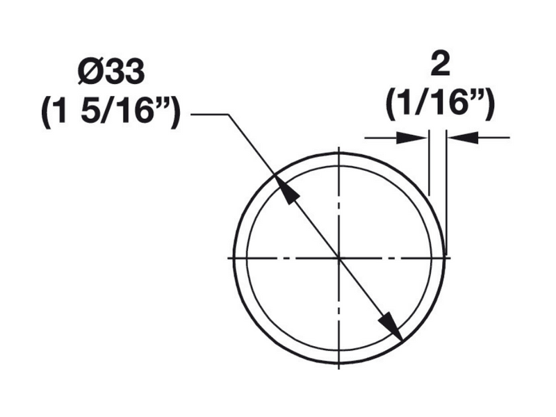 round-closet-rod-hafele-diameter
